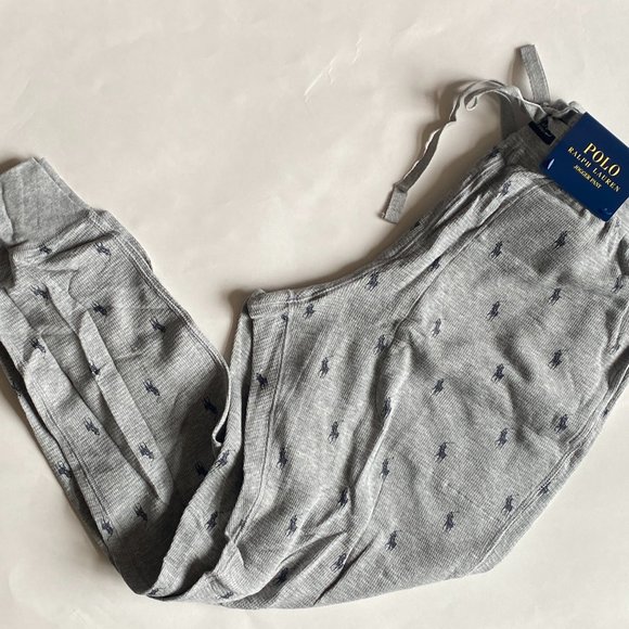 polo ralph lauren allover pony cotton jogger